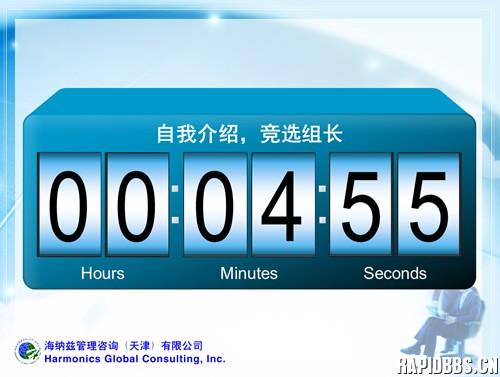 五分钟倒计时,一分钟钟表指针旋转,十秒动画英语报数倒计时