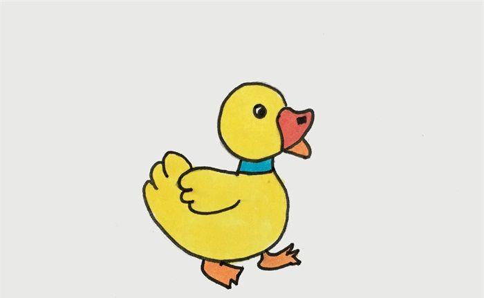 小鸭子怎么画简单漂亮