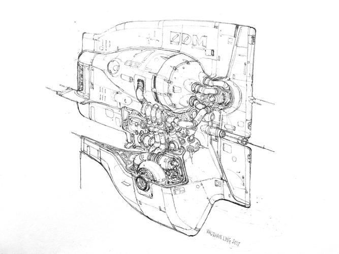 概念,创新,线稿渲染,ps