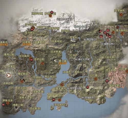 明日之后无缝大地图