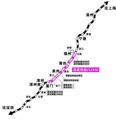 深厦铁路全线试运行 深圳到厦门最快三个半小时