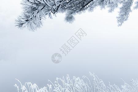 雪花修图素材背景