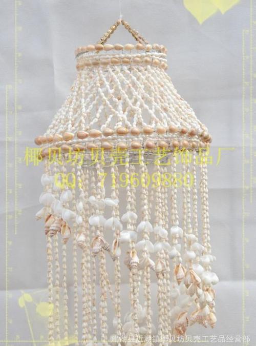 供应椰贝坊64号旋转64号菲律宾进口风铃 贝壳风铃 手工制作