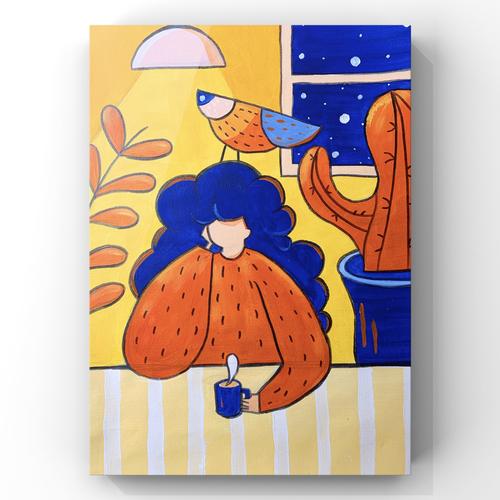 少儿创意美术儿童画 色彩丙烯颜料画_颜料_儿童画_创意美术_母婴_早教