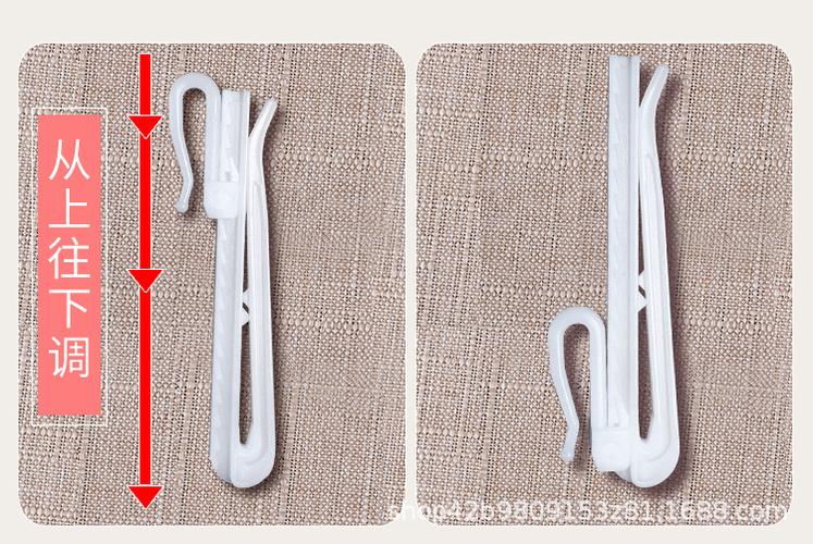 【10只包邮】韩式窗帘挂钩配件可调伸缩钩s钩窗帘升降钩塑料钩子
