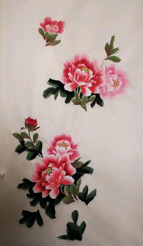 一幅牡丹图《花开富贵》画法解析!图文并茂,简单易学!