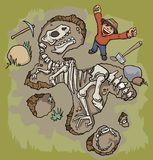 幼儿园考古学家简笔画