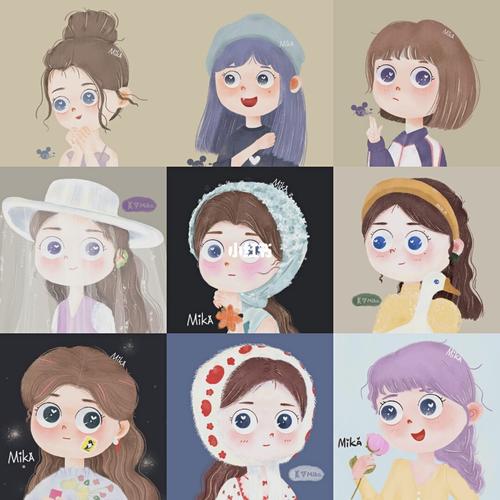 可爱少女#q版谭松韵_谭松韵_绘画_人文_绘画