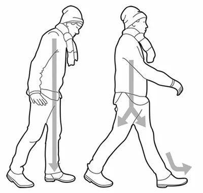 企业老板走姿简笔画