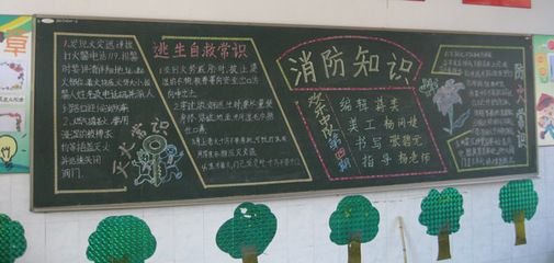 黑板报消防安全手抄报 消防安全手抄报