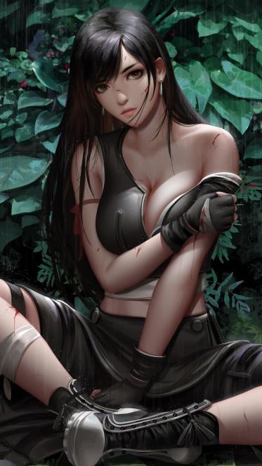 最终幻想蒂法洛克哈特手机竖屏美女