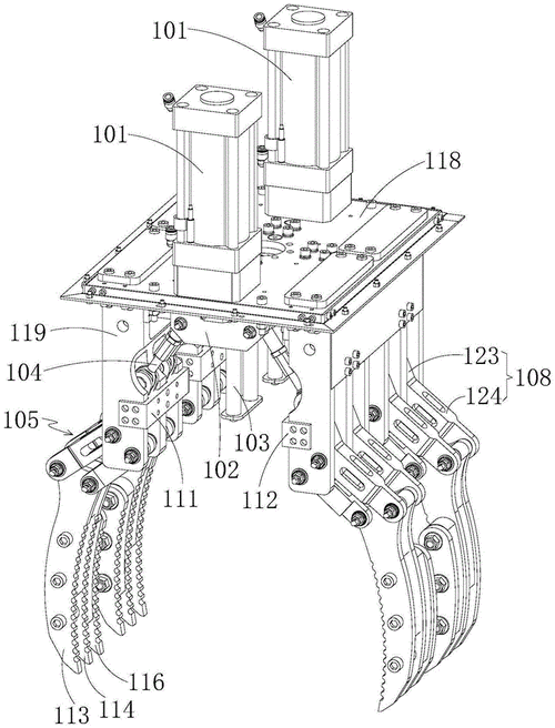 用于抓取不规则物体的机械手及煤矸筛选设备的制作