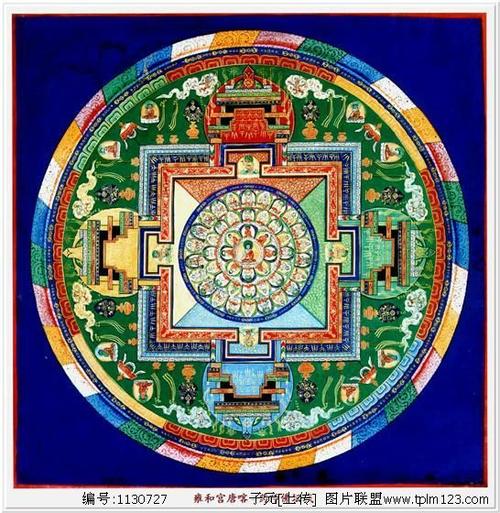 图片:雍和宫唐卡(全本)药师佛坛城