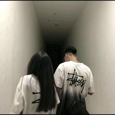 鹿昔 超拽真人情侣头像