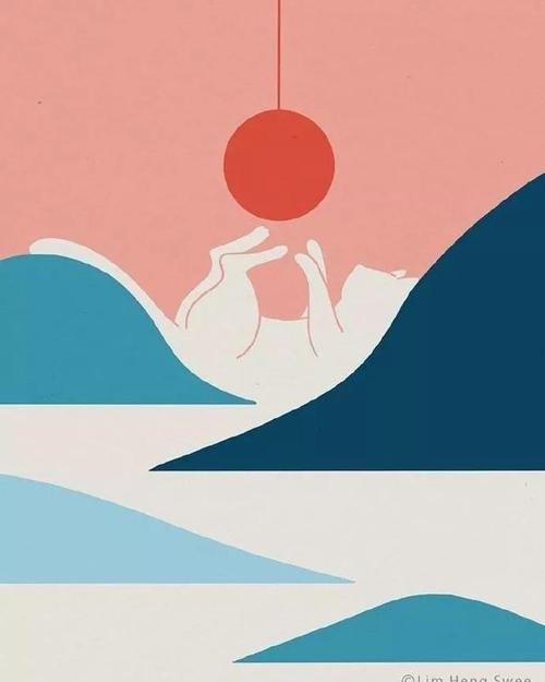 生活在高纯度色彩里的猫咪