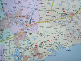 海阳市交通旅游图 海阳地图 海阳市地图 海阳旅游图 海阳交通图 烟台