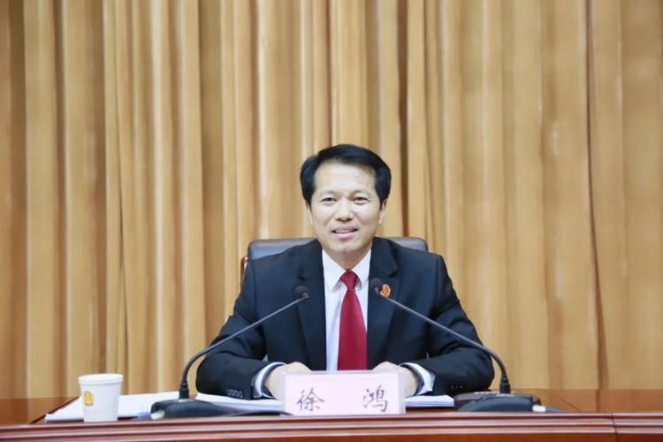 信阳中院党组成员,副院长徐鸿作党史学习教育暨队伍教育整顿专题辅导