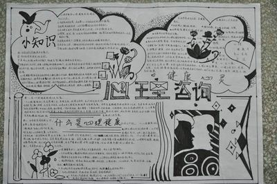 高中心理健康手抄报 心理健康手抄报