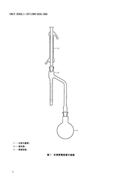 1-2011 原铝生产用炭素材料 煤沥青 第1部分:水分含量的测定 共沸蒸馏