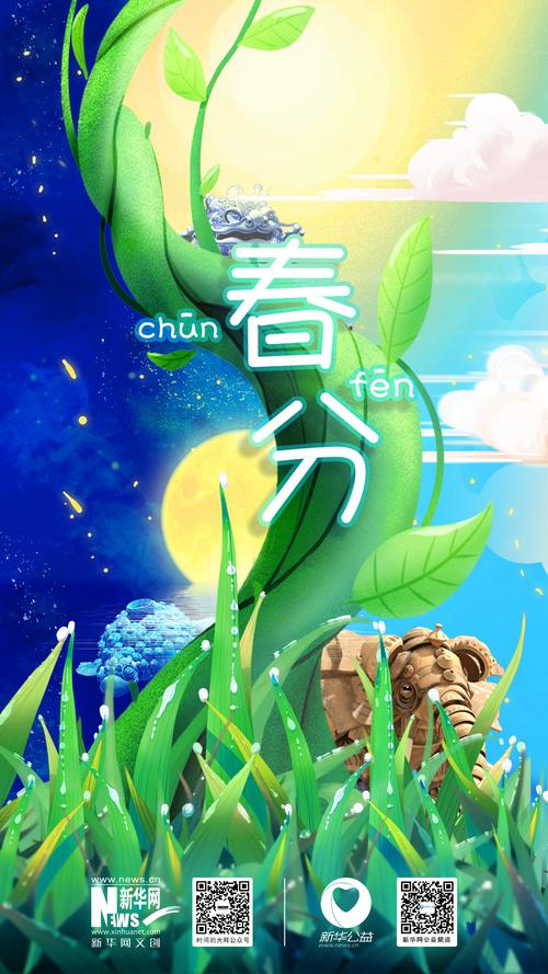 海报春分里小画家画春画愿画瑞兽