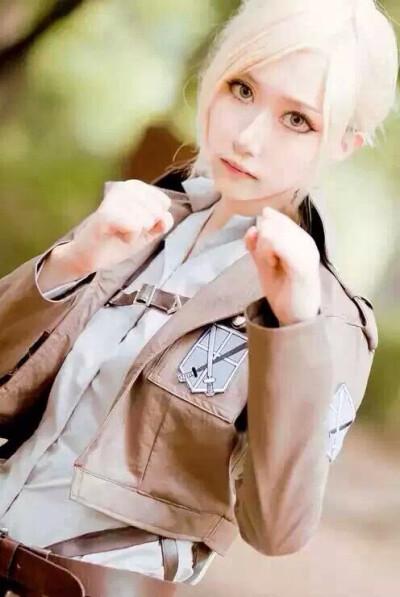 进击的巨人cosplay阿尼·利昂纳德