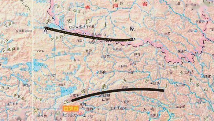请看地图所示▼有怎么样的区别呢唐古拉山与念青唐古拉山@摄影师:何