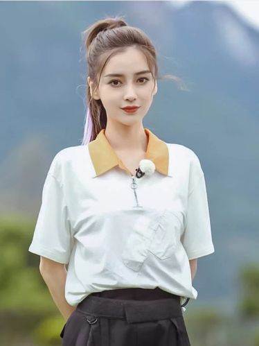 明星日常穿搭angelababy跑男路透合集