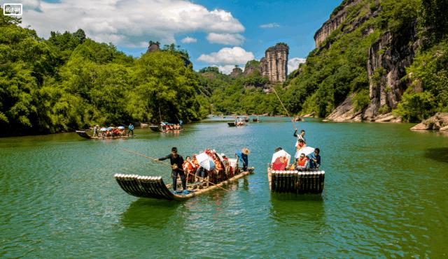 【暑期·武夷山】天游峰·游九曲溪竹排·虎啸岩一线天高铁品质2日游