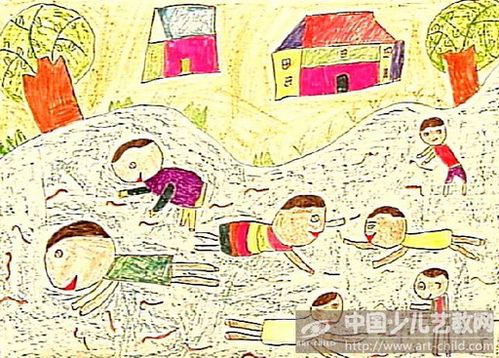 作品名称:  《捉泥鳅》