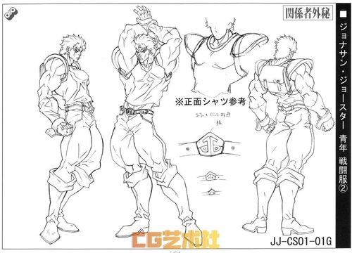 【原画素材】《jojo的奇妙冒险 幻影血脉》动画原画线稿集