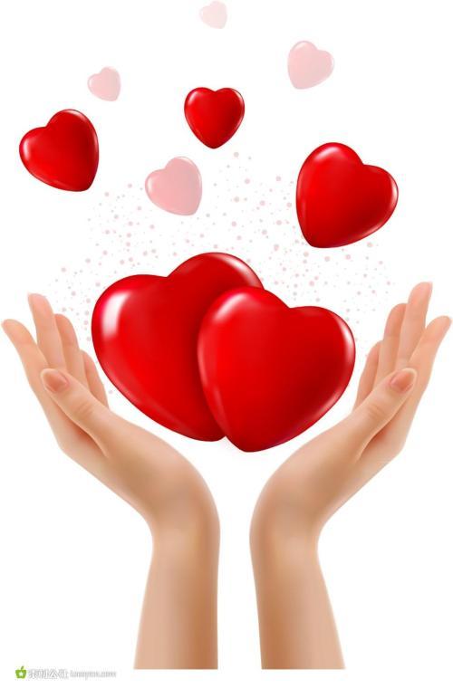 爱心简笔画手
