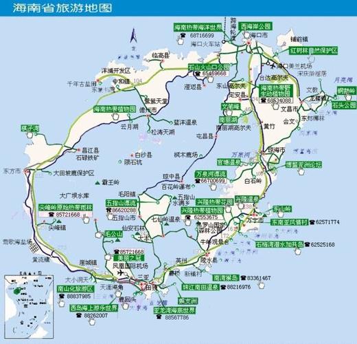 三亚地图图片