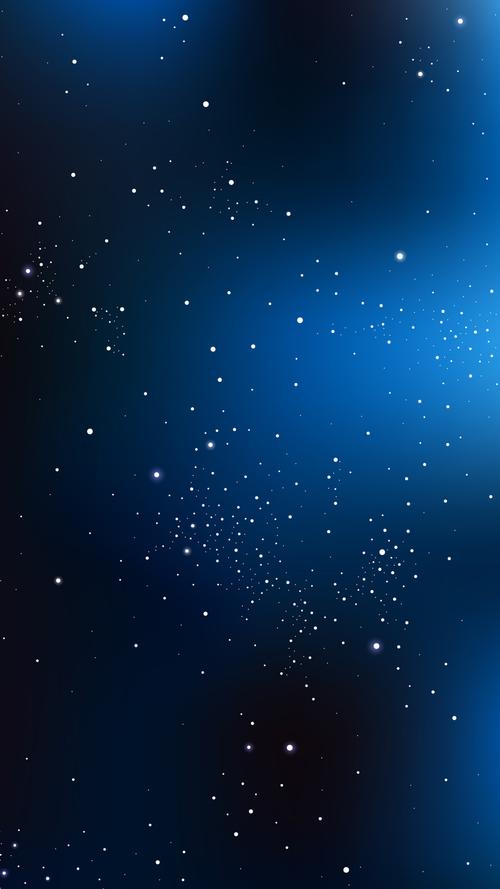 蓝色星空背景