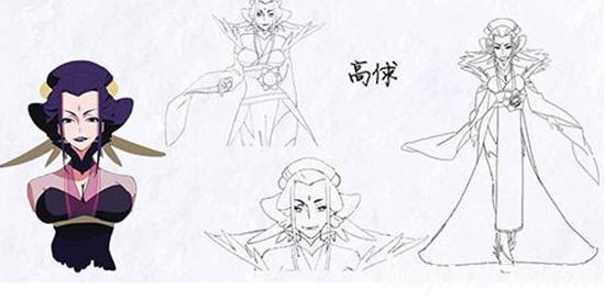 卢俊义简笔画卡通步骤