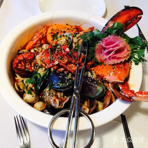 蓝枪鱼西餐酒吧海鲜拼盘图片 - 第2张