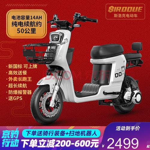 【全国可上牌】斯洛克 新国标009外卖电动车锂电池电瓶车长跑王送餐