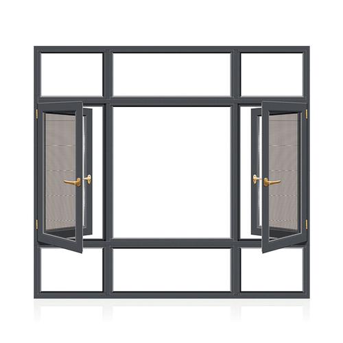 108铝合金门窗定制断桥铝系统平开窗隔音玻璃窗 窗户落地窗封阳台