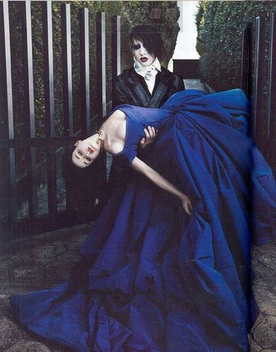 marilyn manson和妻子的照片