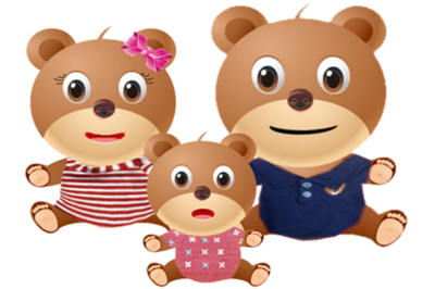 一个女孩和三只熊的英语手抄报 春天的英语手抄报