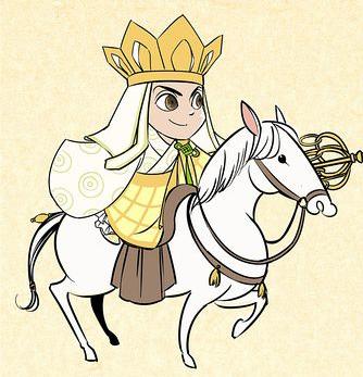 西游记师徒四人和白龙马简笔画