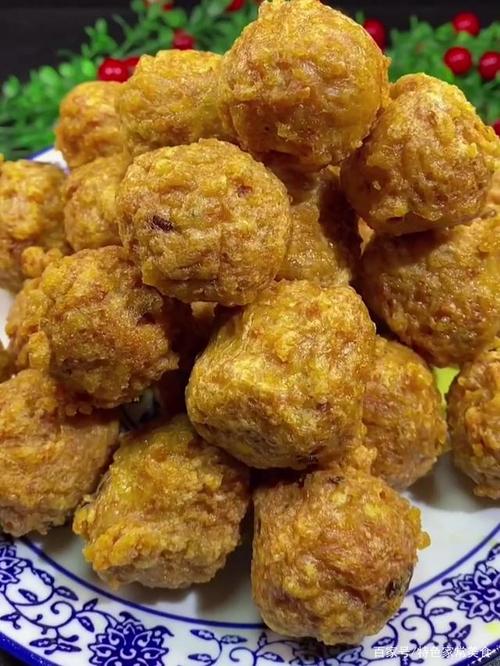 家常肉丸子的做法,外酥里嫩香而不腻,一口吃一个,孩子特喜欢吃