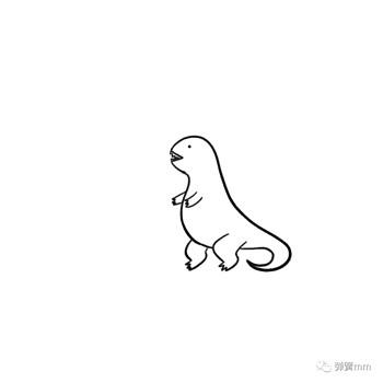 儿童简笔画之哥斯拉