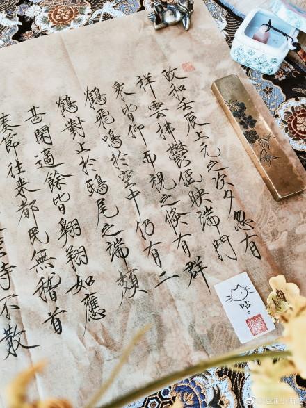 突然被书法作品刷屏?原来是《鹤唳华亭》发起了这样的大赛