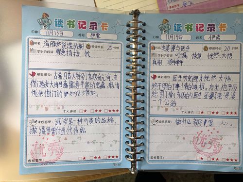 享阅读快乐--四年级读书笔记锦集