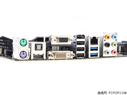 背板接口部分