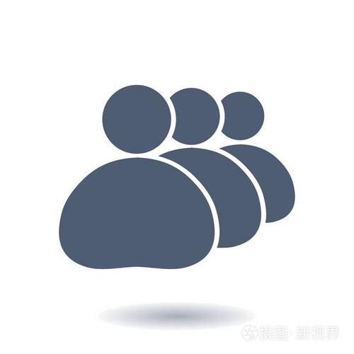 人或社会标志图标. 企业中最小的社会群体.