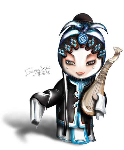 粤剧q版人物图片