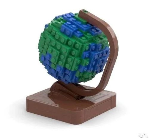 乐高积木搭建微型地球仪,lego微型地球仪搭建详细流程