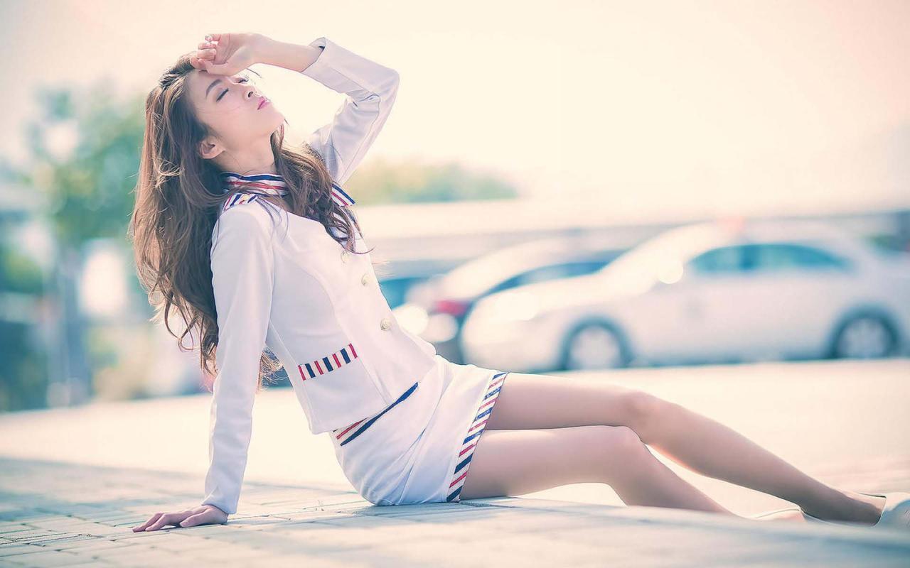 美女空姐的制服诱惑桌面壁纸