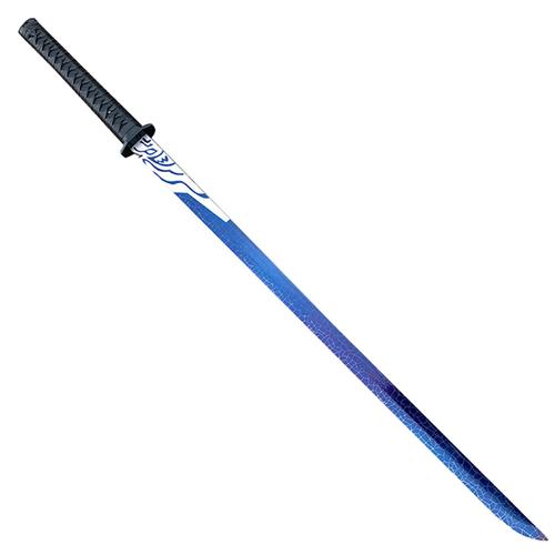 刺客伍67魔刀千刃紫色正版金属1一米长真刀不锈钢大号